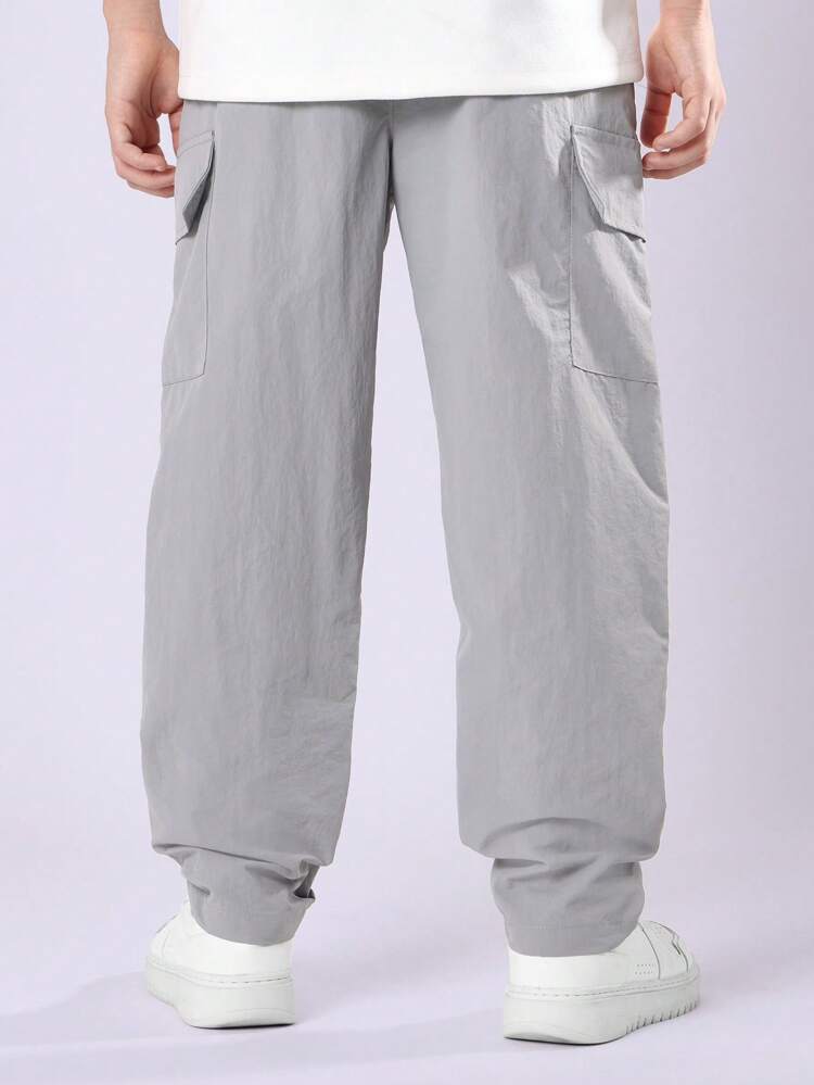 가벼운 캐주얼 나일론 풀온 카고 팬츠 일상 모험 아웃도어