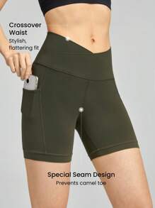 GLOWMODE 6" FeatherFit™ Country Crossover Anti-Slip Running Shorts Low Impact Cycling Gym Workout Summer