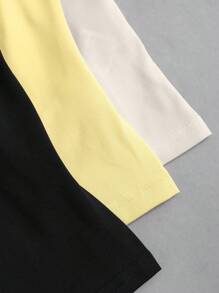 Sweetra Áo ba lỗ không tay màu trơn đơn giản cho nữ mùa hè - Nhiều màu - Xem 7