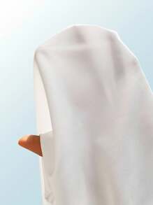 SHEIN LUNE 大码夏季休闲纯色蝙蝠袖衬衫