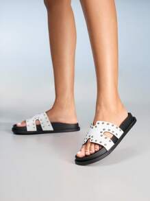 Cuccoo CUCCOO GRLICON Women's Platform Wedge Sandals, Y2K Style, Punk Rock, Biker, Cool Girl, Suitable For Halloween, Christmas, Party