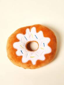 PETSIN Juguete de peluche de donut creativo para perros, con sonido de ladrido BB, juego interactivo para perros