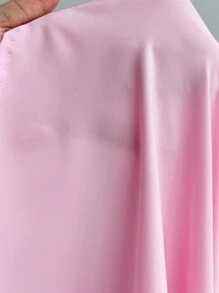 Maweii Maxi-Hemd in Große Größen mit Farbverlauf, offenem Schlitz und eleganten Langärmeln