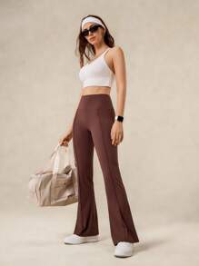 OutZeal Pantalon évasé décontracté pour le gym et le yoga, avec contrôle du ventre et protection UV pour femmes