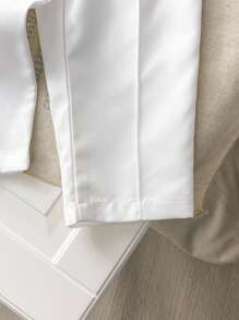 Souflis Souflis Set di 3 pezzi per bambino, composto da giacca antipioggia casual multifunzionale e comoda, camicia a maniche lunghe con colletto in lino, e pantaloni con vita elastica. Adatto per andare a scuola, occasioni casual, vacanze, matrimoni e altre occasioni. Taglia 6 mesi - 3 anni. Abbigliamento per bambini, neonati e bambini piccoli.