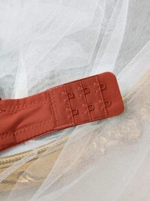 1 szt. Biustonosz damski na fiszbinach w jednolitym kolorze