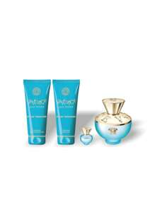 Versace Dylan Turquoise Pour Femme Eau De Toilette 100 Ml Gift Set - Multicolor - View 2