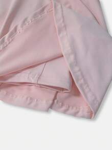 青少年女孩纯色无袖休闲交叉后背运动连衣裙，适合跑步、骑自行车、健身、篮球、足球、网球、羽毛球，四向拉伸高弹力