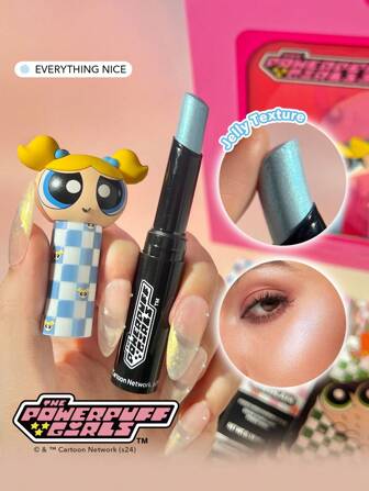 The Powerpuff Girls X SHEGLAM Iluminador En Barra Power-Noia Shimmer Stick-Everything Nice, Acabado Brillante, Brillo Reflectante Azul Verdoso, Iluminador Multiusos, Sombra De Ojos Individual, Maquillaje Facial Brillante GraduacióN CumpleañOs Vacaciones Verano OtoñO Y2K Elegante Moda Mujeres NiñAs Marca Maquillaje CosméTico Belleza Fiesta Playa Viaje Camping Aire Libre Escuela Campus ExcursióN Festivales DecoracióN Regalo Presente Rosa Chica Cosplay Mejor Color Encanto Vibra
