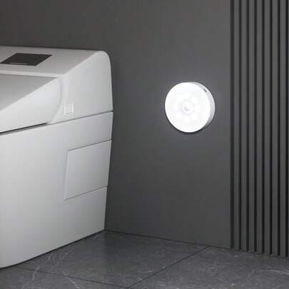 Teckwe Đèn tường cảm biến chuyển động không dây LED 6 chiếc/3 chiếc/1 chiếc, Đèn ngủ có thể sạc lại, Tự động bật/tắt, Thích hợp cho nhà bếp, phòng ngủ, phòng khách, hành lang, phòng tắm, trang trí phòng