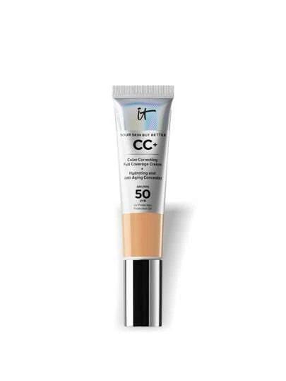 IT Cosmetics CC+ Cream Full-Coverage Foundation SPF50 Medium Tan 32 Ml