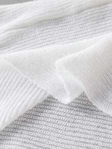 青少年女孩休闲基本款纯色落肩宽松前开衫