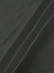 INAWLY 大码休闲宽松字母印花短袖 T 恤 - 深灰色 - 查看 5