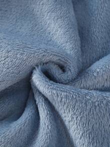 Tutina con cappuccio a maniche lunghe per neonati/bambini piccoli, con stampa carina di orso minimalista