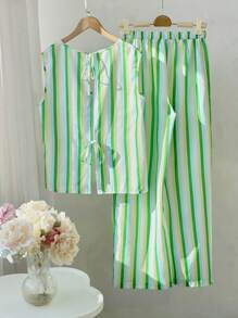 Women Two Pieces Outfits For Daily Wear - Multicolor - View 2