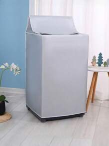 1 件装顶部装载洗衣机罩采用牛津布制成，防水防晒防尘，加厚，适用于学校办公室家用旅行包收纳袋，多种尺寸 - 銀色 - 查看 2