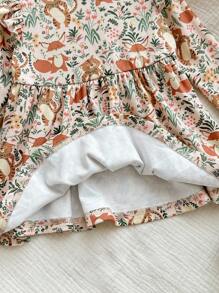 Boybabygirl 可爱休闲针织长袖连衣裙，秋冬