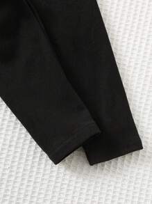 Cozy Pixies 2件套女婴装饰蝴蝶结针织柔软圆领长袖运动衫和松紧腰长裤套装 女婴保暖套装 婴儿休闲套装 女婴冬装 女婴秋冬装套装 婴儿蝴蝶结套装 - 杏色 - 查看 7