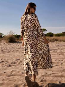 Maija Váy mùa hè thường ngày rộng rãi nhiều màu in họa tiết ngựa vằn ombre dành cho nữ, vải voan mềm mại cổ chữ V, viền nhún bèo, váy maxi kiểu Pháp thanh lịch và lãng mạn, phù hợp để mặc đi du ngoạn và trang phục mùa hè kiểu phương Tây, phù hợp cho mọi mùa, thiết kế thời trang ngày lễ hiện đại, trang phục đi biển thoải mái, phong cách Bohemian, trang phục ngày lễ đảo Isabi, trang phục ngày lễ Dopamine mùa hè, phong cách ngày lễ cùng phong cách, không khí kỳ lạ, hòa nhạc đồng quê, trang phục kiểu phương Tây phong cách cơ bản nhẹ nhàng và bền bỉ, phù hợp cho mọi người, trang phục thời trang đường phố, trang phục quán cà phê, trang phục đi biển thoải mái cho nữ váy họa tiết ngựa vằn váy họa tiết ngựa vằn váy họa tiết động vật váy đi nghỉ mát cho nữ váy - Nhiều màu - Xem 8