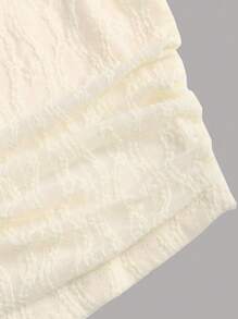 Sweetra Women's Spring/Summer European And American Fashion Minimalist Sexy Lace Ruffle Tank Top + Cake Skirt 2-Piece Casual Travel Versatile Set - Apricot - View 4