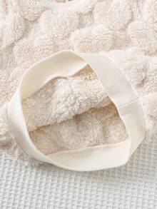 Cozy Pixies Baby Girl Floral Plant Pattern Solid Color Soft Knit Crew Neck Long Sleeve Pullover Sweatshirt Warm Baby Girl Clothes Fuzzy Baby Sweater Fall Winter