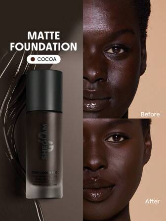 Complexion Pro Langanhaltende, Atmungsaktive, Matte Grundierung – Farbene, Matte, Lang Anhaltende, VollstäNdig Abdeckende, SchweißFeste Grundierung, ÖLkontrolle, VollstäNdig Abdeckender, Porenloser Concealer, Wasserfest, Langanhaltend, VollstäNdig Abdeckend, Porenlos, Makellos, ÖLkontrolle, Lichtechte FlüSsige Grundierung, Schwerelose, Weiche Grundierung Marke SchöNheit Make-Up Kosmetik FüR Damen MäDchen Perfekt FüR Herbst Winter Ideal FüR Y2K Schick Mode Geeignet FüR Geburtstag Weihnachten PräSent Party Fertig Beste Farbe