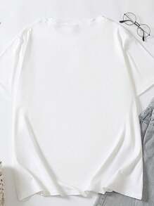 Flirla 基督教时尚衬衫、基督教服饰礼品、教母、舒适的基督教街头服饰、法式美学 - 白色 - 查看 2