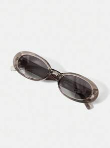 MOTF PREMIUM 椭圆形全框时尚眼镜 - 灰色 - 查看 8