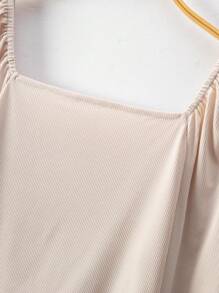 Franclia Camiseta de manga larga con cuello cuadrado para mujer, nueva llegada de otoño, conjuntos casuales, ropa de primavera para la universidad, ropa de otoño para mujer