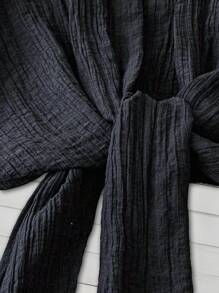 SHEIN Unity Women Plus Size Elegant Multi-Occasion Casual Lightweight Jacket, Suitable For Commuting And Everyday Wear, Spring/Summer Fall Winter Cloth For Women Autumn - White - View 3