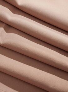 Manfinity BRENVOR Quần tây ống đứng thời trang ôm vừa vặn dành cho nam - Bụi hồng - Xem 6