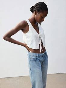 Maija 2025春夏新款休闲时尚舒适女式衬衫 - 白色 - 查看 6