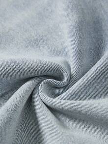 Manfinity Homme Jeans casual da uomo di strada con vestibilità slim e bassa elasticità, in blu denim