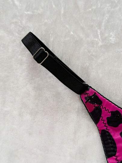 Bare Chapter Chic Paars Cheetah BH Slipje Set Everyday Com Leopard Print Lingerie Push Up ClassicAnimalPrint view 6