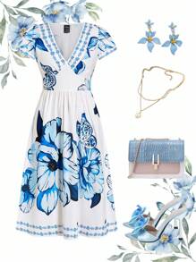 Blue and White