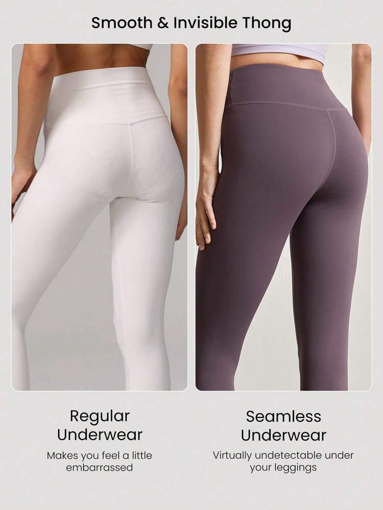 2 Pacotes de Calcinha Respirável e Leve, Cintura Média, Cobertura Total, Sem Costura e Invisível, Ideal para Uso Diário e Exercícios