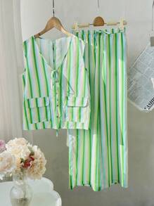 Women Two Pieces Outfits For Daily Wear - Multicolor - View 5