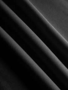 Muchica 休闲简约假日海滩鲨鱼图案印花圆领宽松女式运动衫 - 黑色 - 查看 3