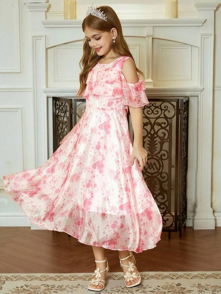 Tween Girls Casual Daily Fall Dress