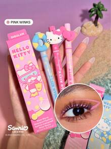 Hello Kitty｜SHEGLAM Make Waves 防水眼線筆-粉紅眼線筆 3 色多彩霧面眼線筆 持久超細萬聖節粉紅眼線筆 易於打造大膽眼妝 品牌 美容 化妝 化妝品 適合女性與女孩 完美搭配冬季 Y2K 時尚 流行 生日禮物 假期 派對準備就緒 最佳顏色
