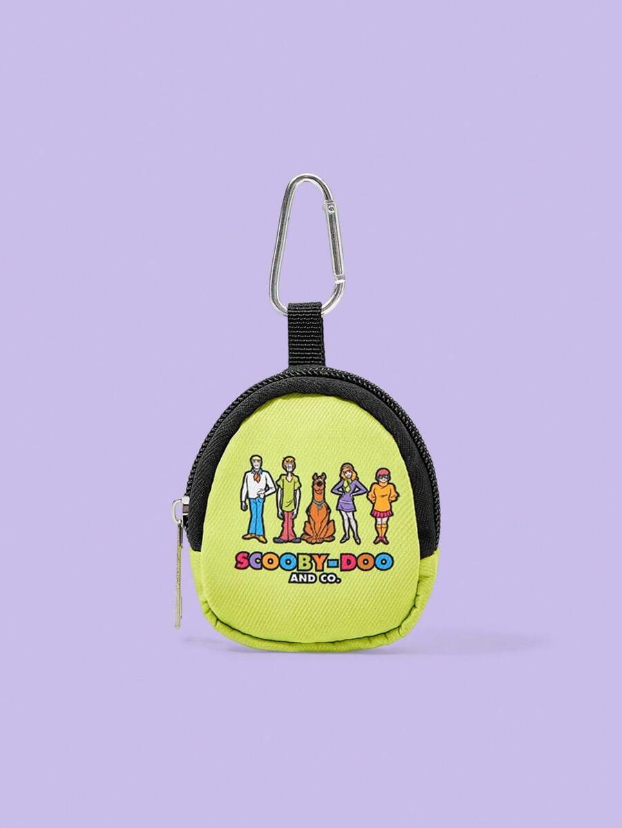 SCOOBY-DOO X SHEIN Coin Purse With Safety Buckle And Zipper Pocket, Multi-Function Pouch, Coin Collection Organizer, Suitable For Both Men And Women - Multicolor - View 1