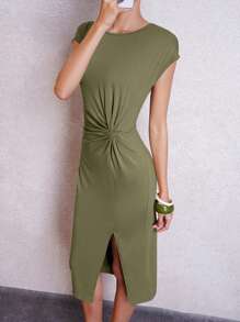 Lavishia Women's Tight-Fitting St. Patrick's Day Green Mini Dress, Summer