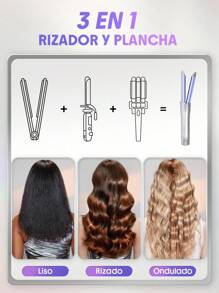 SHEGLAM HAIR Rizador de pelo Cool Lock Airflow Styler, con flujo de aire de 360°, con rejillas de ventilación para fijar el peinado, 4 temperaturas ajustables, doble voltaje, alisado rápido, revestimiento cerámico a base de agua que deja el cabello brillante, rizador y plancha, productos para cabello rizado, rizadores de pelo, plancha para cabello largo y corto - Enchufe europeo Graduación Cumpleaños Día festivo Verano Caer Otoño Y2K Elegante Moda Mujer Constituir Cosmético Fiesta Playa Viajar Cámping Al aire libre Escuela Campus Viaje Festivales Decoración Regalo Presente Rosa Chica Cosplay Mejor Color Encanto Onda