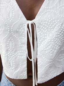 Maija 2025春夏新款休闲时尚舒适女式衬衫 - 白色 - 查看 4