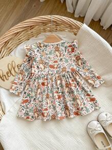 Boybabygirl 可爱休闲针织长袖连衣裙，秋冬