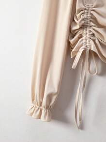 Franclia Camiseta de manga larga con cuello cuadrado para mujer, nueva llegada de otoño, conjuntos casuales, ropa de primavera para la universidad, ropa de otoño para mujer