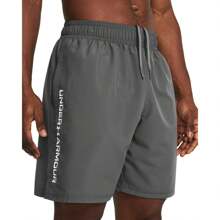 Under Armour UA TECH WOVEN WORDMARK SHORT - Grey - View 3