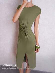Lavishia Women's Tight-Fitting St. Patrick's Day Green Mini Dress, Summer