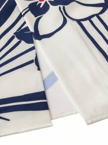 Irokai 日本传统女士浴衣和服套装印花分体款式适合夏季节日 - 藏蓝色 - 查看 8