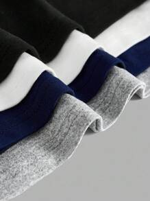 Girlism 4pcs Tween Girls' Casual Sports Minimalist Solid Color Fitted Cropped Camisole Tank Top Set